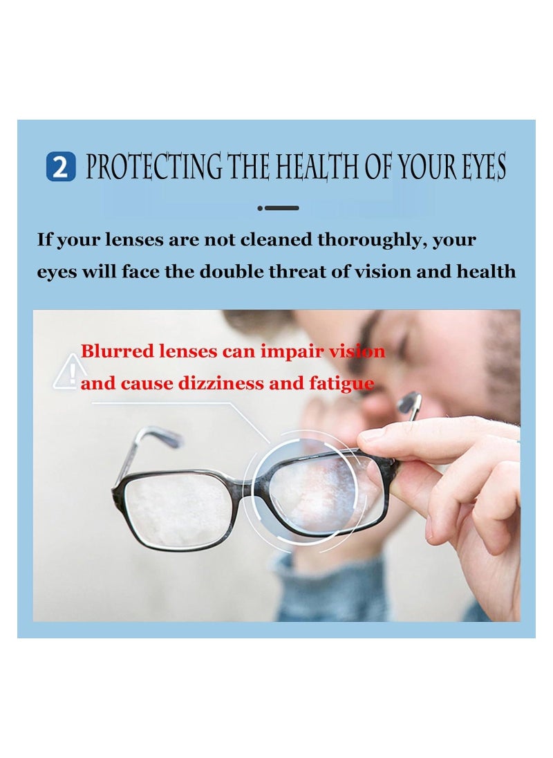 SYOSI - 100 Pack Anti Fog Wipes for Glasses, Individually Wrapped Lens Cleaner Wipes Pre-Moistened Lens & Screen Cleaning Wipes, Individual Wrapped Antifog for Eyeglass Cleaner - Image 1