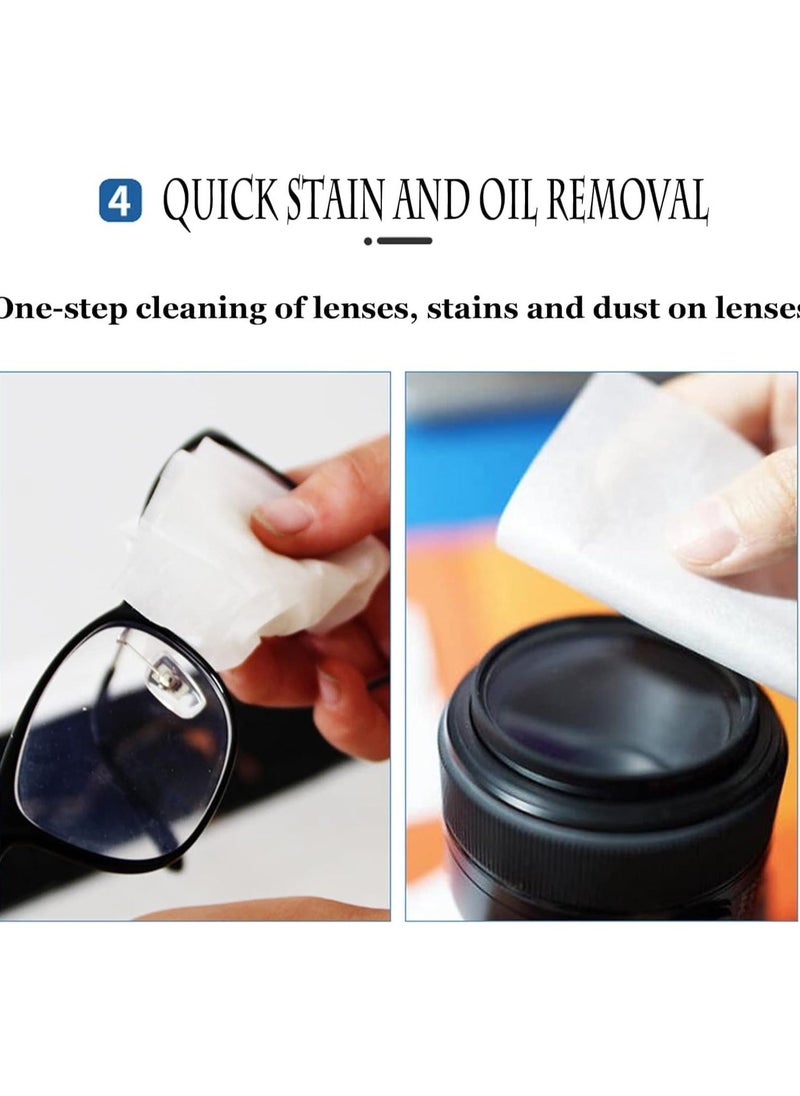 SYOSI - 100 Pack Anti Fog Wipes for Glasses, Individually Wrapped Lens Cleaner Wipes Pre-Moistened Lens & Screen Cleaning Wipes, Individual Wrapped Antifog for Eyeglass Cleaner - Image 1