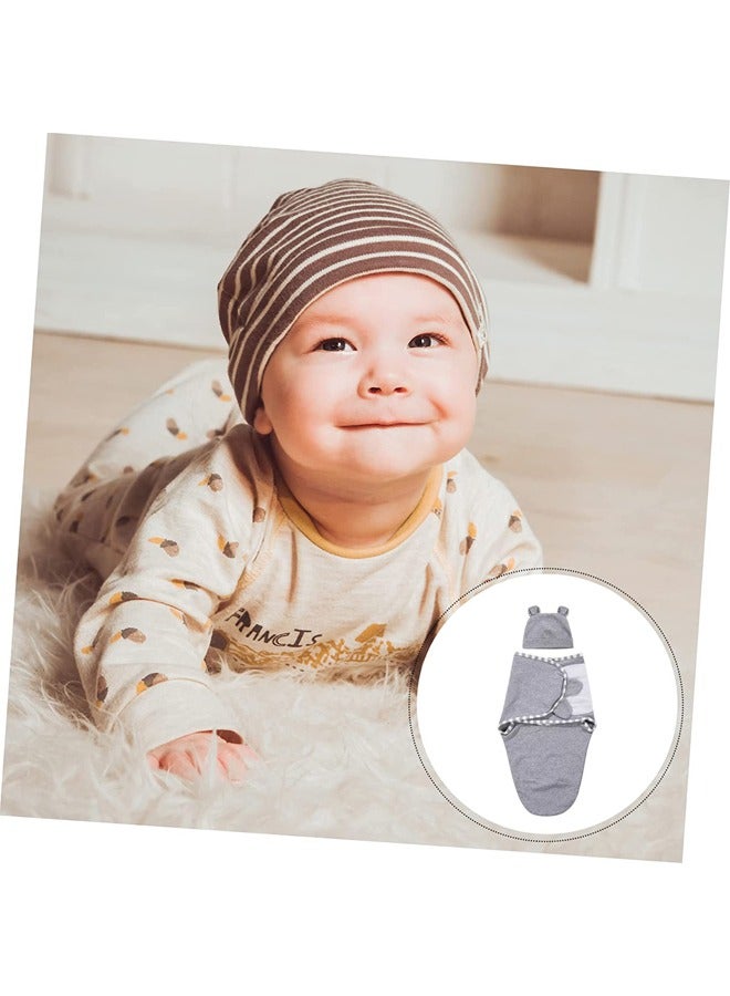 Arabest 2-Piece Newborn Baby's Swaddling and Hat Set  - Image 2