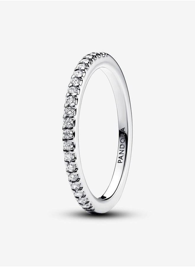 Pandora Violet - Sparkling Band Ring - Image 1