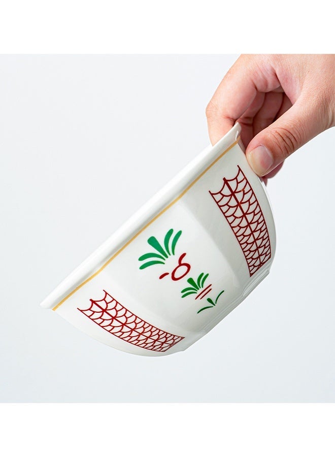 Warme 700ML Handmade Ceramic Dessert/Cereal Bowl Snack & Ice Cream Bowl, Wide Mouth Serving Bowl for Nuts, Fruit, Salad,Cereal,Pudding,Soup & Desserts,Reusable Tableware for Home, Hotel & Dining Table Décor, Dishwasher safe - Image 3