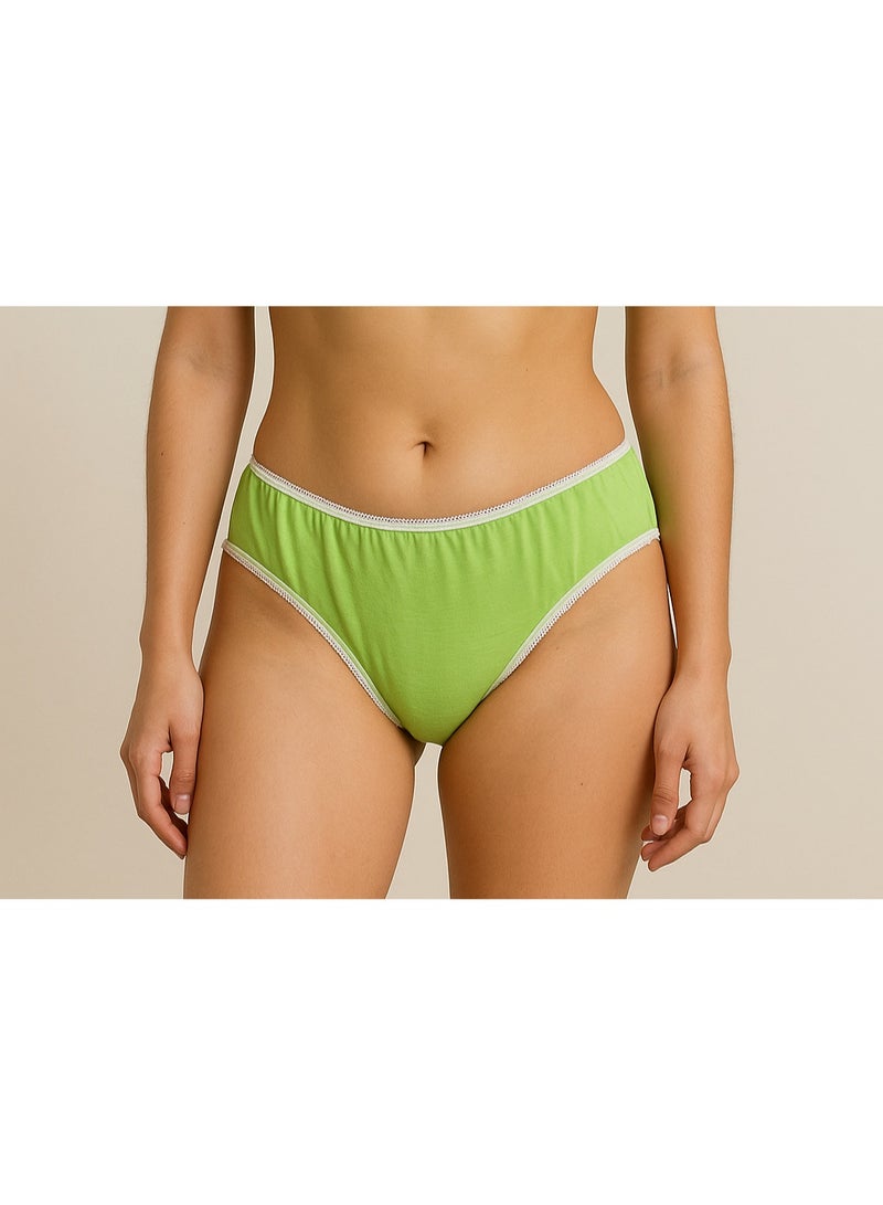 zecotex  Brief Smooth Cotton Hipster Panties - Image 1