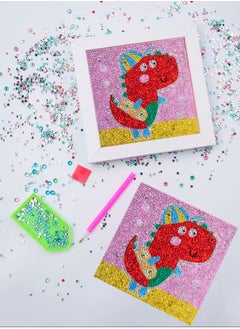 Generic For kids diamond painting diamond painting cartoon diamond painting with frame DIY diamond painting kits diamond painting for kids beginners kids adults gifts home wall decor  - Image 1