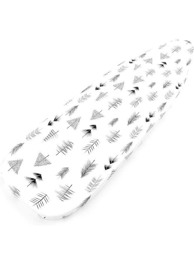 Encasa XO Encasa XO Ironing Board Cover and Pad 49x18  Thick 3mm Felt Padding Drawstring Tightening  Lock Easy Fit Scorch  Stain Resistant Fits Wide Ironing Board  Black Arrow  - Image 5