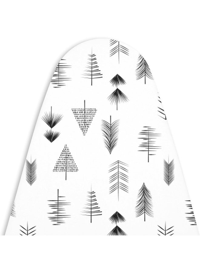 Encasa XO Encasa XO Ironing Board Cover and Pad 49x18  Thick 3mm Felt Padding Drawstring Tightening  Lock Easy Fit Scorch  Stain Resistant Fits Wide Ironing Board  Black Arrow  - Image 4