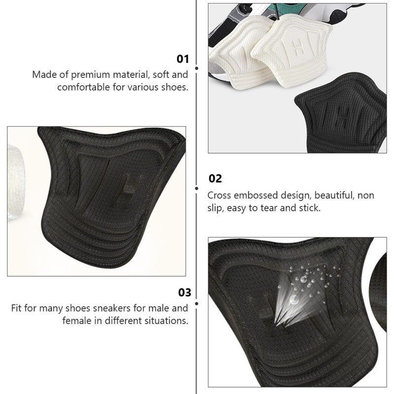 Gel Heel Pads for Sneakers 2 Pairs Anti Blister Cushion Inserts for Men and Women - Image 4