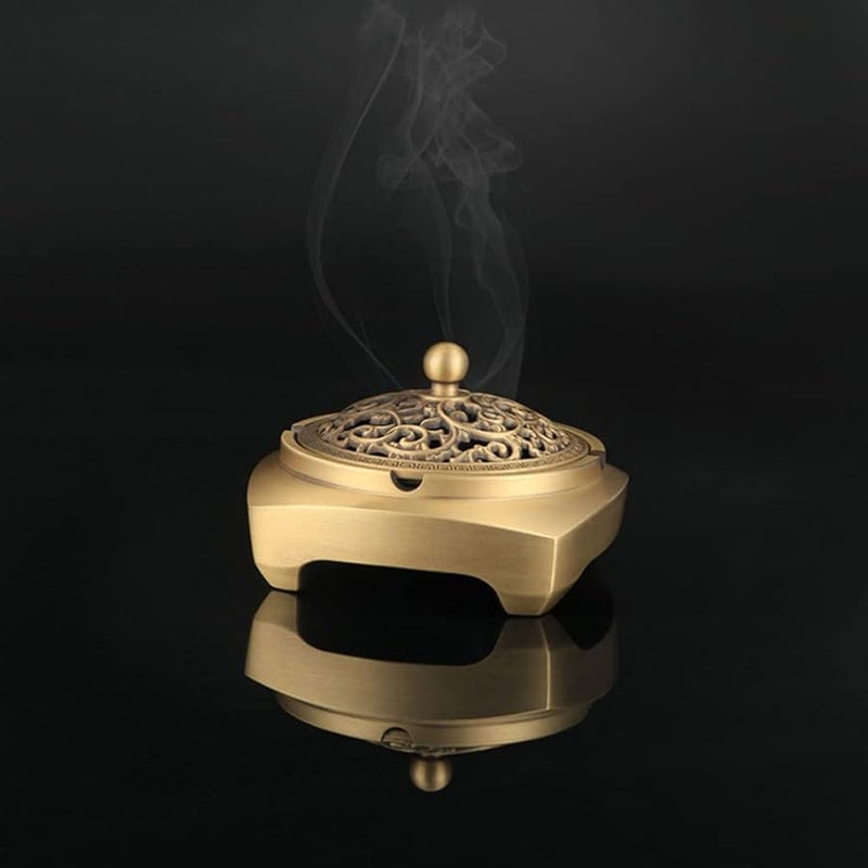 حامل البخور على شكل منفضة سجائر بأسلوب ريترو، ديكور أنيق للمكتب المنزلي بتصميم زن الإبداعي - Image 3