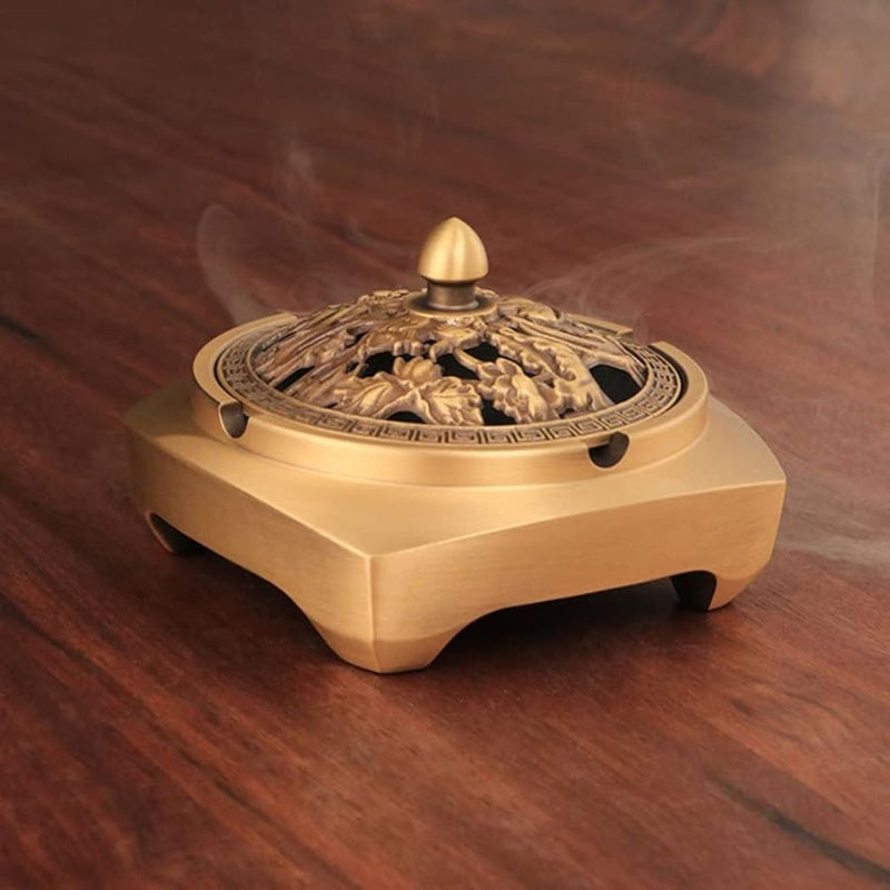 حامل البخور على شكل منفضة سجائر بأسلوب ريترو، ديكور أنيق للمكتب المنزلي بتصميم زن الإبداعي - Image 5