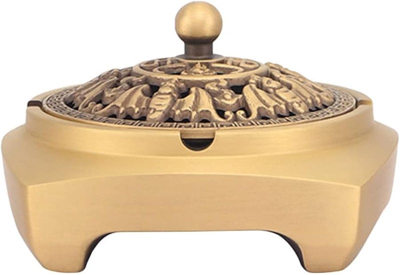 حامل البخور على شكل منفضة سجائر بأسلوب ريترو، ديكور أنيق للمكتب المنزلي بتصميم زن الإبداعي - Image 2