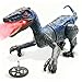 TALGIC Remote Control Velociraptor Dinosaur Toy with Spraying Roaring Swaying Head Wagging Tail Remote Control Dinosaur Interactive Robot Raptor Toy for Kids - Image 2