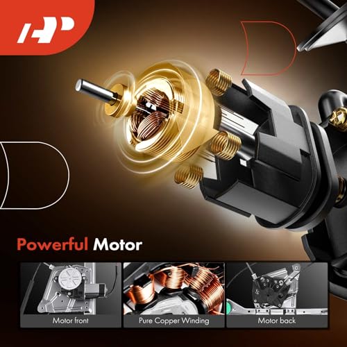 A-Premium Power Electric Window Regulator with Motor Compatible with Buick Rendezvous 2002-2007 Pontiac Aztek 2001-2005 Rear Left Driver Side - Image 4