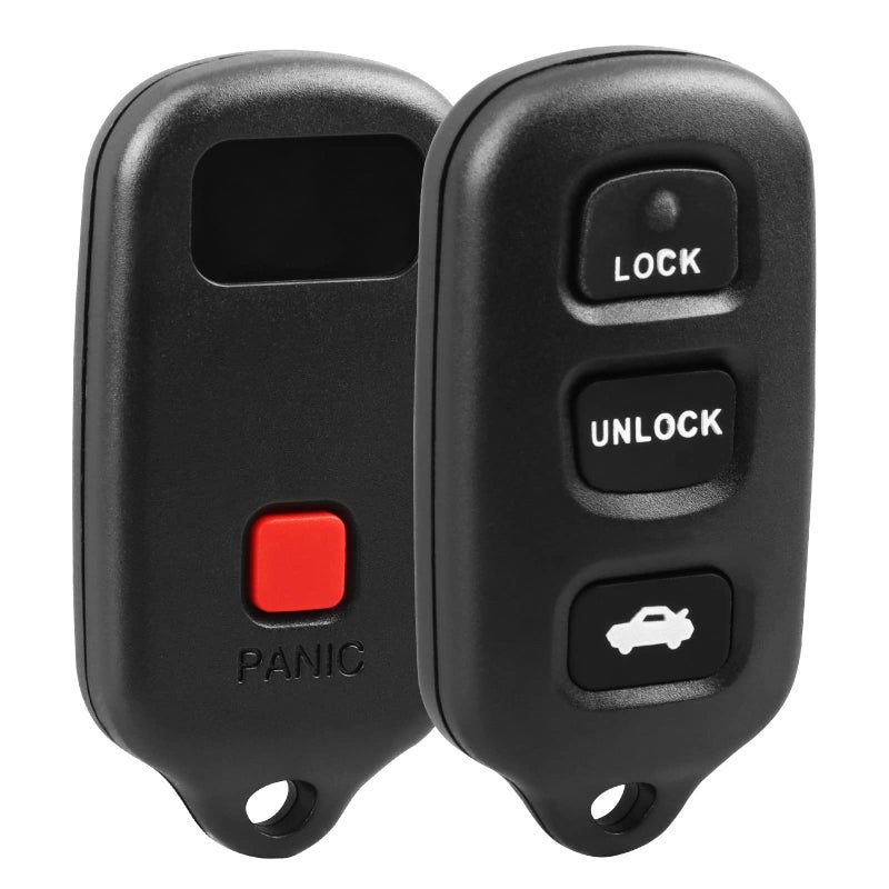 NPAUTO Key Fob Replacement Fits for Toyota Camry 2002 2003 2004 2005 2006 Toyota Solara 2002 2003 Keyless Entry Remote Control Car Key Fobs GQ43VT14T