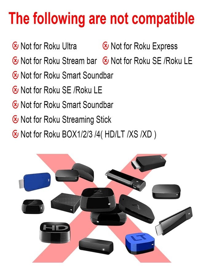 MOKEMAKE Remote for Roku TV & Cover for Hisense Roku Remote, 2-Pack Remotes Replacement Cover Compatible with Hisense Roku TV Remote, Replacement for Hisense Roku TV Remote (Pink) - Image 5