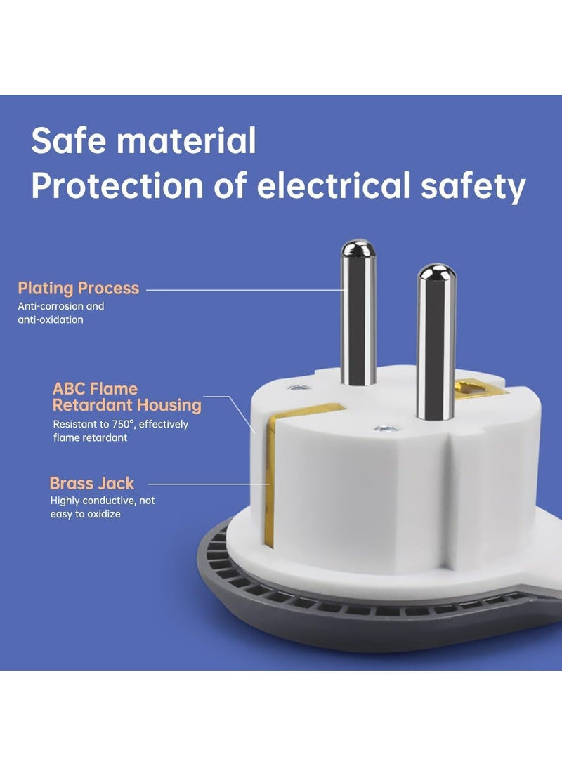 4 قطع محول قابس الإمارات العربية المتحدة الولايات المتحدة الأمريكية الاتحاد الأوروبي المملكة المتحدة الاتحاد الافريقي ن المملكة العربية السعودية الاتحاد الأوروبي ألمانيا المقبس محول السفر - Image 4