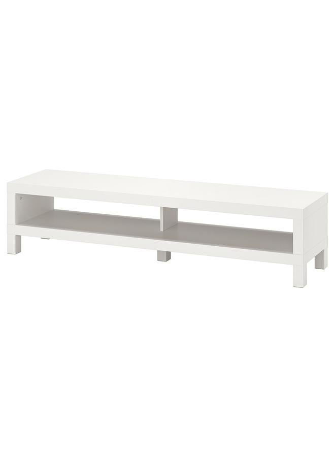 Zaboon Tv Bench, White, 160X35X36 Cm - Image 1
