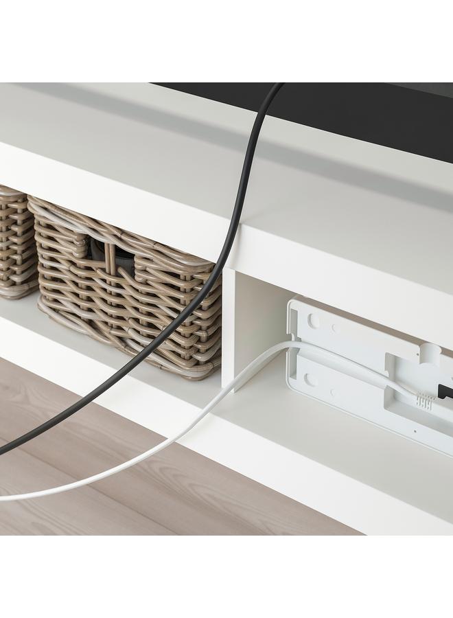 Zaboon Tv Bench, White, 160X35X36 Cm - Image 3