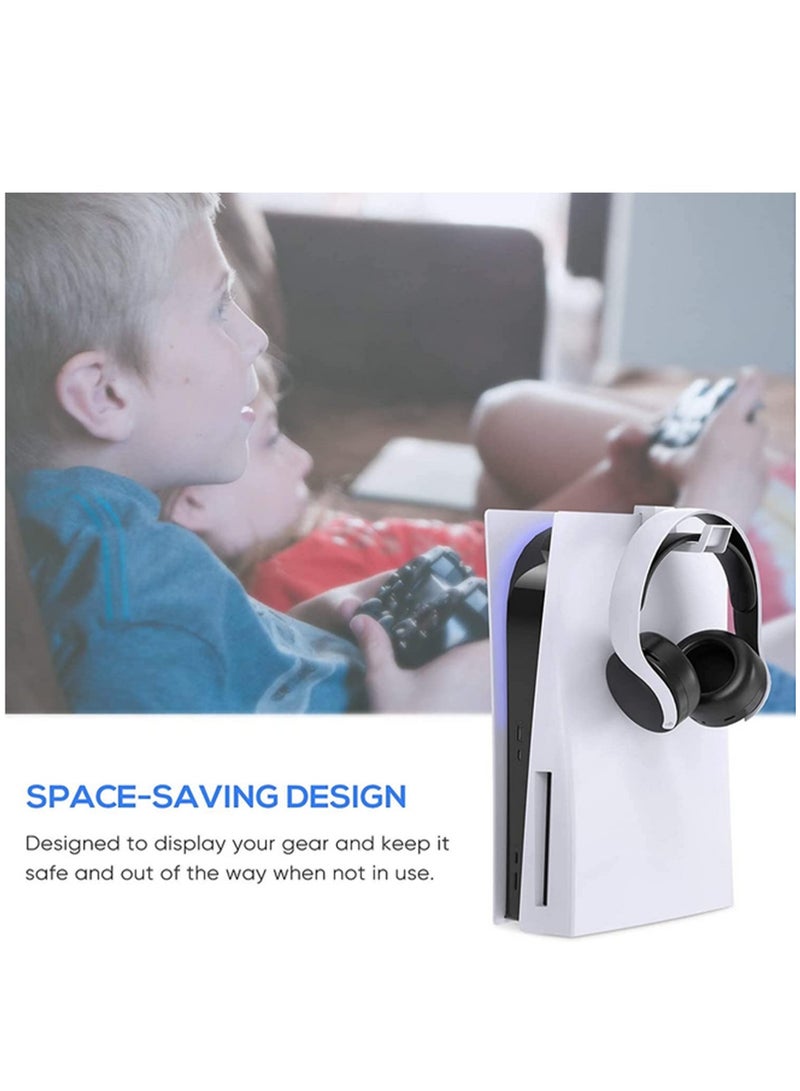 Portable Headphone Hanger Stand Headset Mount Holder Compatible with Sony PS5 Gaming Console Earphone Hook Display Rack for Playstation 5  - Image 4