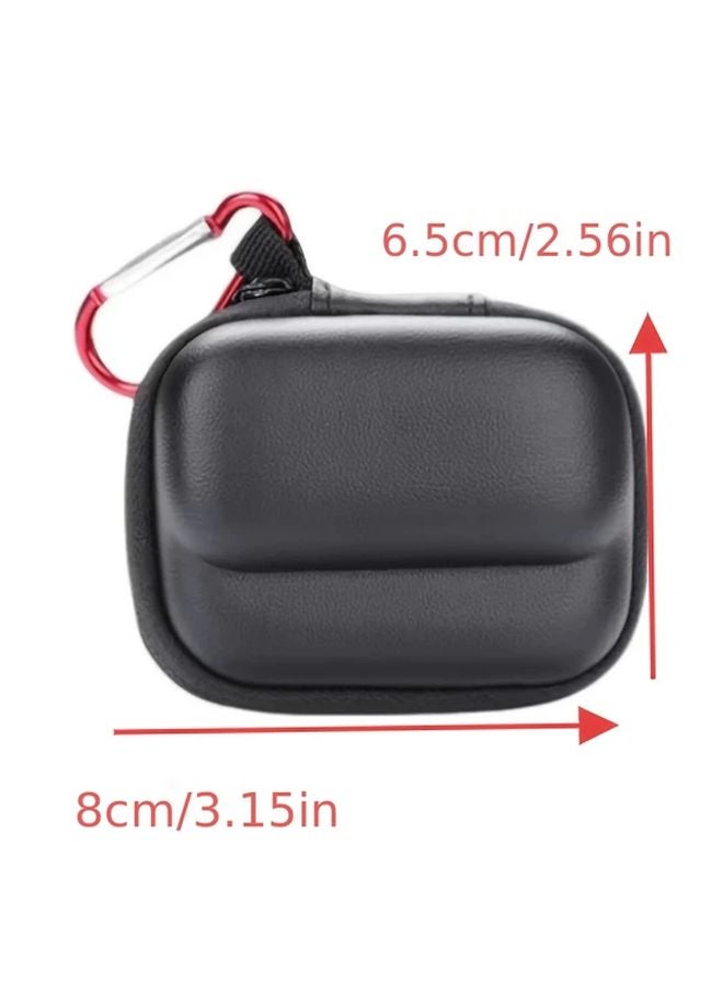 حقيبة تخزين واقية Insta360 GO3S GO3 ذات الغلاف الصلب الأسود مع حزام مشبك وبطانة ناعمة - Image 3