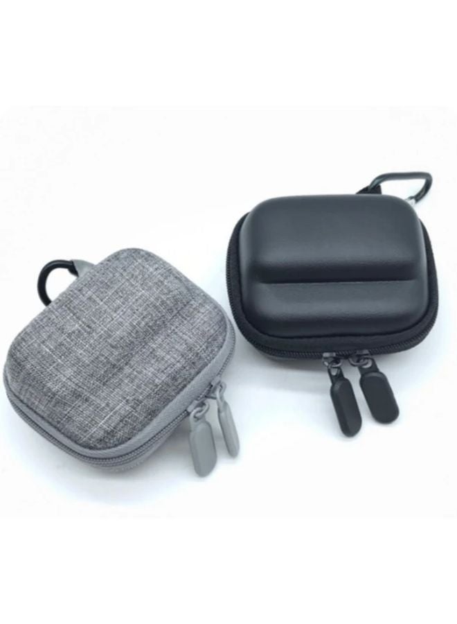 حقيبة تخزين واقية Insta360 GO3S GO3 ذات الغلاف الصلب الأسود مع حزام مشبك وبطانة ناعمة - Image 4