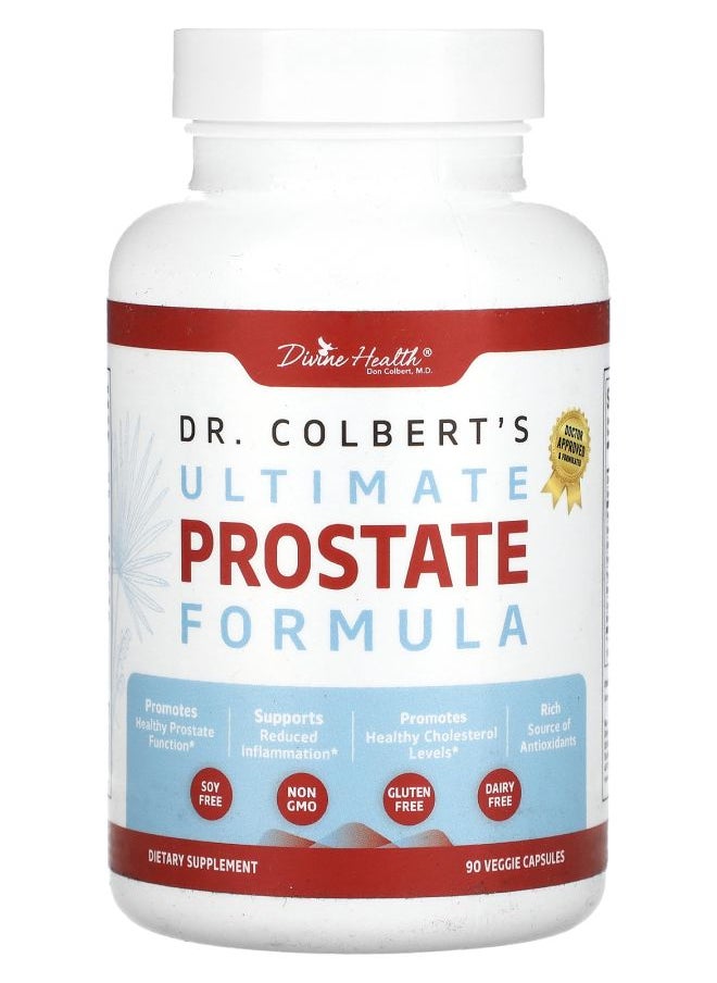 Divine Health Dr. Colbert's Ultimate Prostate Formula 90 Veggie Capsules 