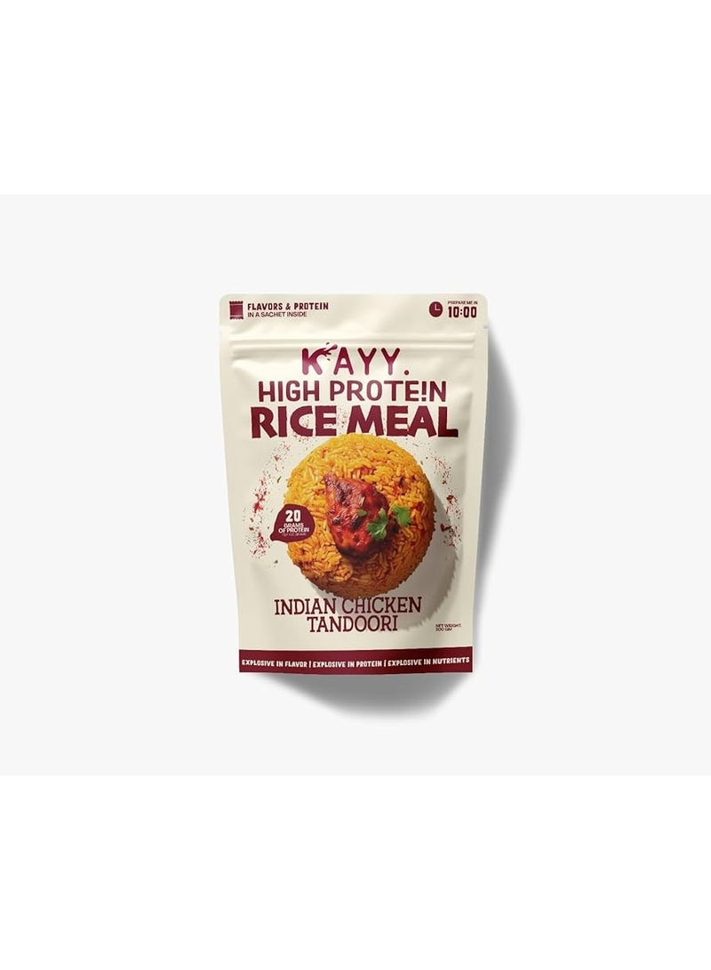 Kayy High Protein Rice Meal Indian Chicken Tandoori