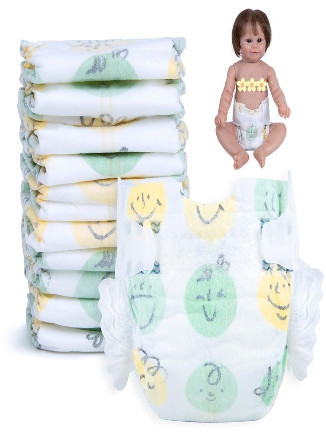 Pedolltree 10-Piece Pack Reborn Baby Dolls Diapers for 17-24 inch Baby Dolls - Image 1
