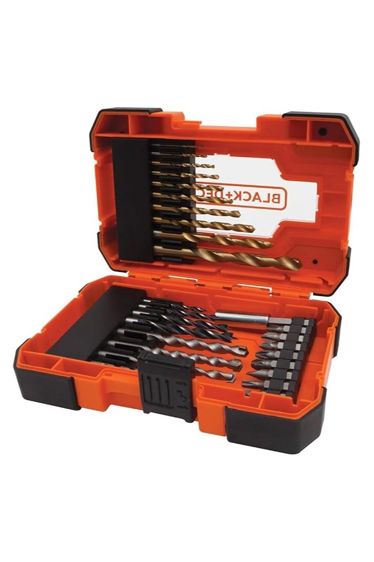 BLACK+DECKER Black + Decker A7235-XJ, Screwdriving/Hex Drill Bits, 27pcs