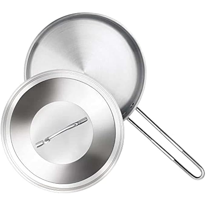 Premier 3Ply Clad Stainless Steel Classic Fry Pan With Lid Tpf24 Cm - Image 2