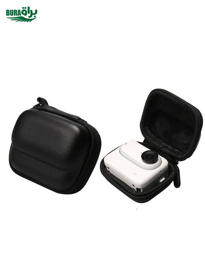 BURAQ For Insta360 GO 3 Mini Body Bag Portable Storage Bag With Carabiner(Gray) - Image 2