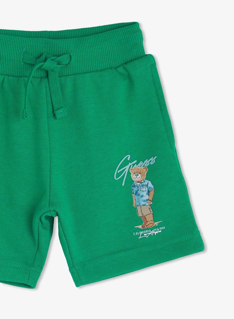 GUESS Infant Graphc Drawstring Casual Shorts - Image 5