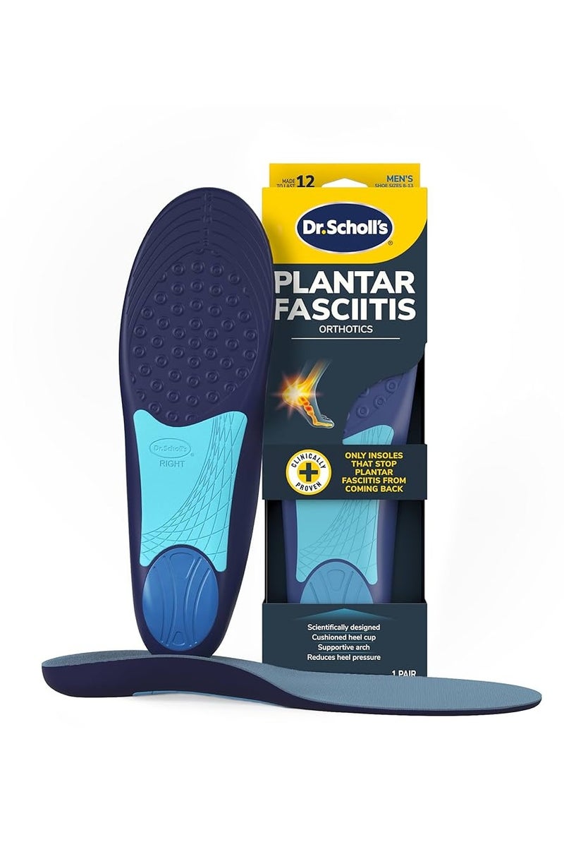 Dr. Scholl's Plantar Fasciitis All-Day Pain Relief Orthotics Men  (size 8-13) - Image 1