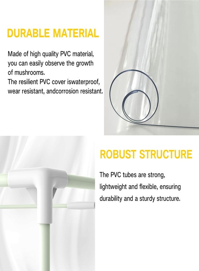 ACover Large Still Air Box Mushroom, Mushroom Grow Bag Kit Mycology Fume Hood Propagation Stations Grow Kit Monotub Kit Mushroom Planting Bag Tent for Spores Horticulture Supplies,31.5x 20.5x 20.5inch - Image 5