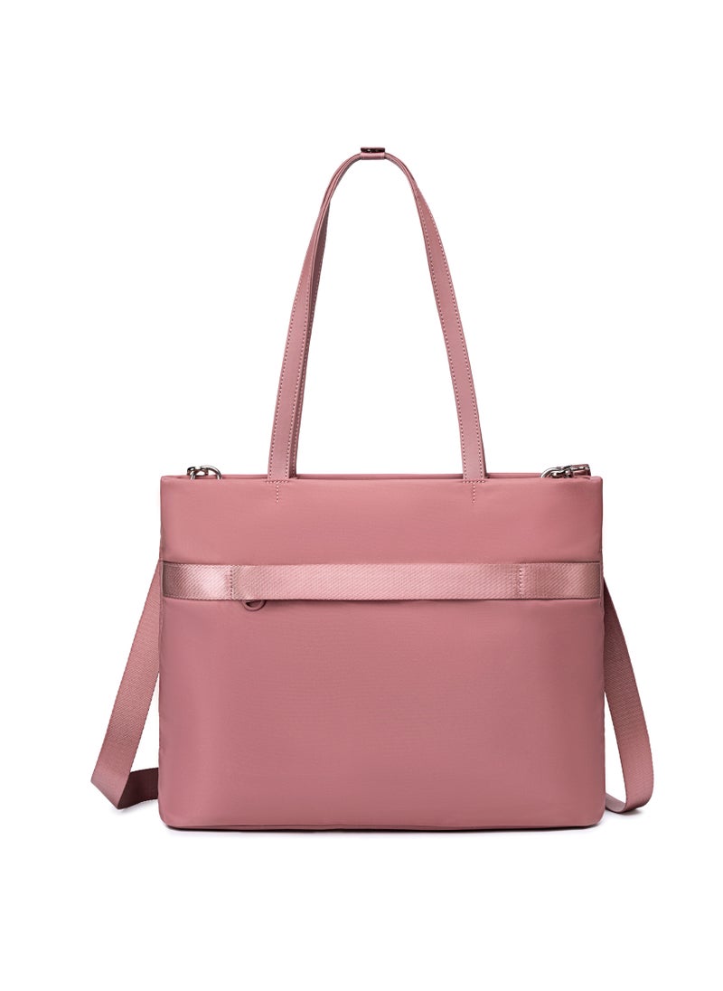 شانتريا - Premium Lightweight Laptop Hand Bag for Women Water Resistant Multifunctional Laptop Sling Bag with Multiple Pockets for Casual/Work/College/ School, CB00789-Nostalgia Rose - Image 1