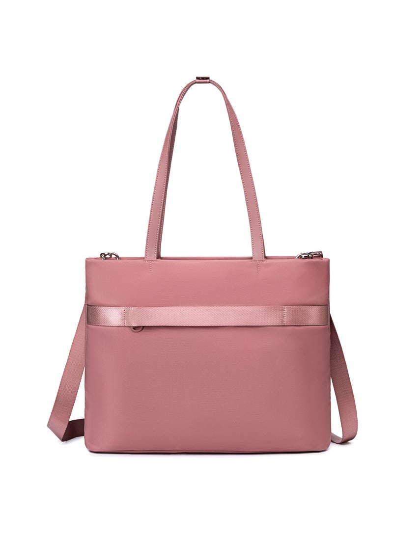 شانتريا - Premium Lightweight Laptop Hand Bag for Women Water Resistant Multifunctional Laptop Sling Bag with Multiple Pockets for Casual/Work/College/ School, CB00789-Nostalgia Rose - Image 1