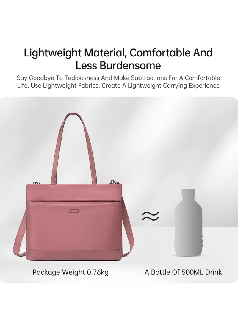 Chantria Nostalgia Rose Premium Lightweight Laptop Hand Bag for Women Water Resistant Multifunctional Laptop Sling Bag with Multiple Pockets for Casual/Work/College/ School, CB00789-Nostalgia Rose for Women | Best Price UAE