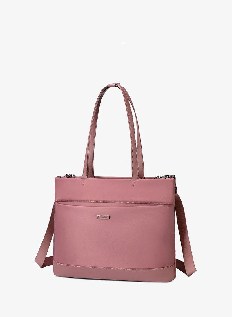 Chantria Premium Lightweight Laptop Hand Bag for Women Water Resistant Multifunctional Laptop Sling Bag with Multiple Pockets for Casual/Work/College/ School, CB00789-Nostalgia Rose