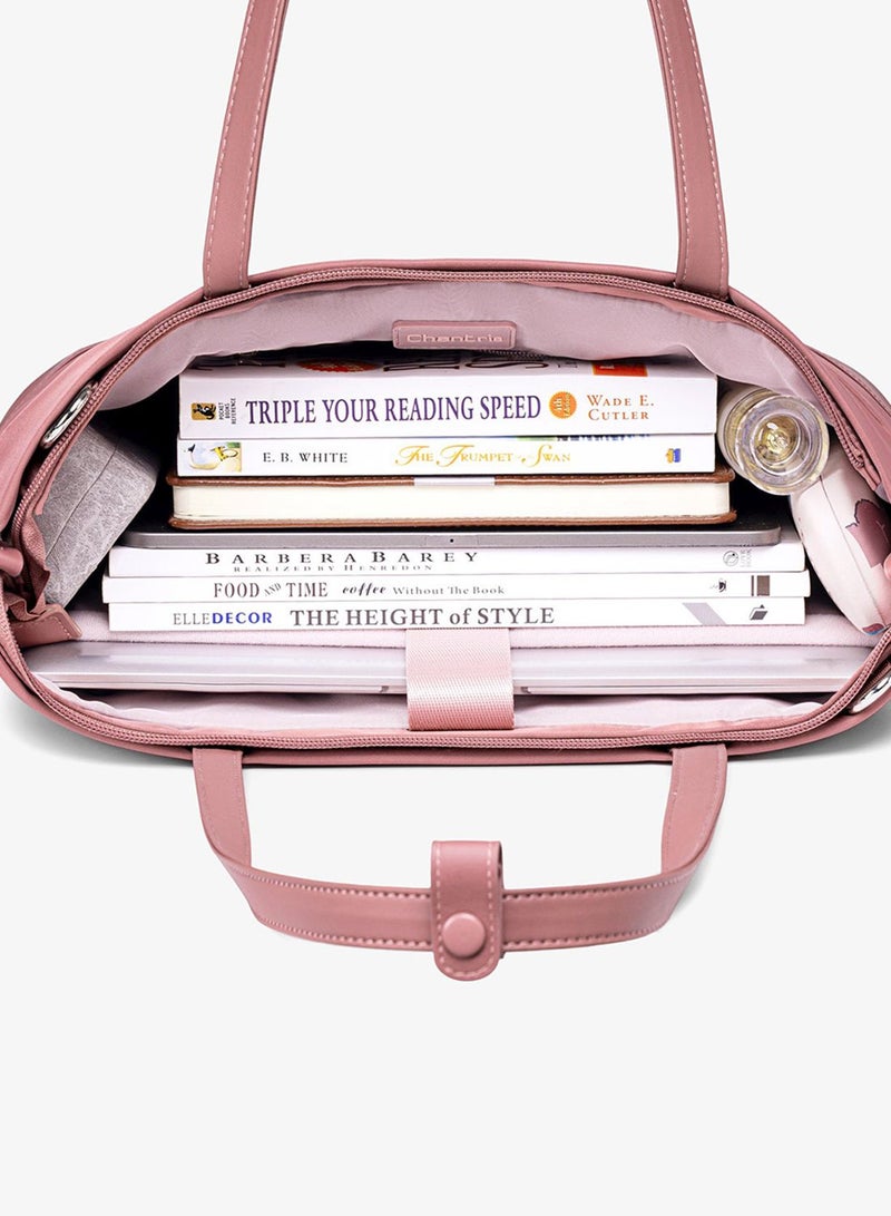 Chantria Premium Lightweight Laptop Hand Bag for Women Water Resistant Multifunctional Laptop Sling Bag with Multiple Pockets for Casual/Work/College/ School, CB00789-Nostalgia Rose - Image 5