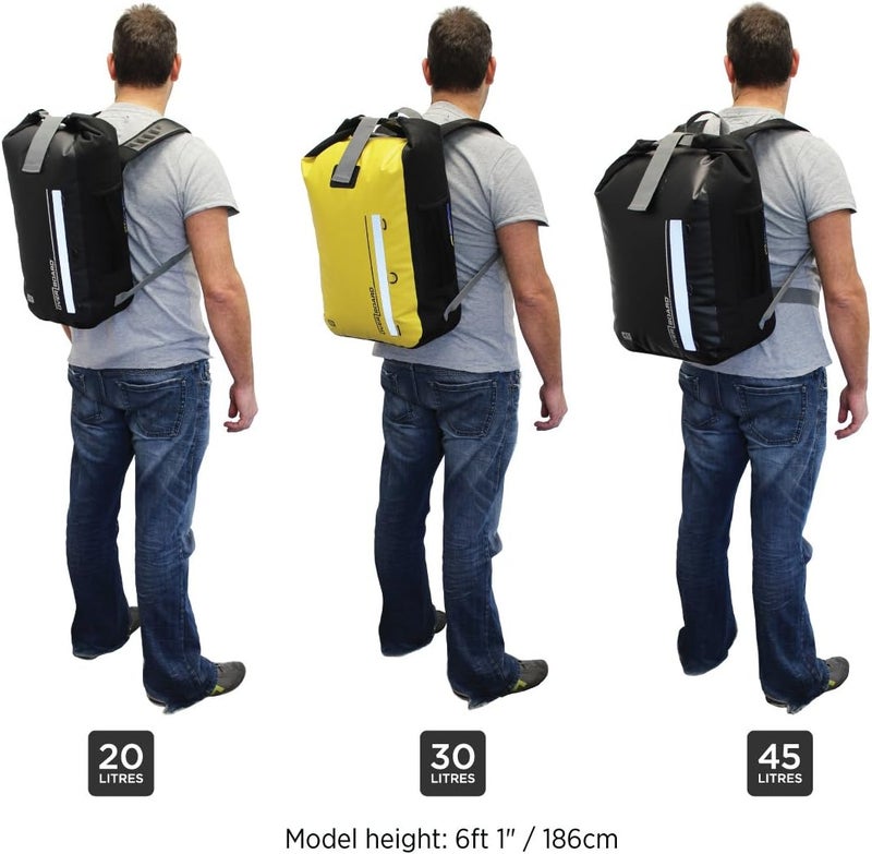 Overboard Classic 20L Waterproof Backpack - Yellow - Image 5