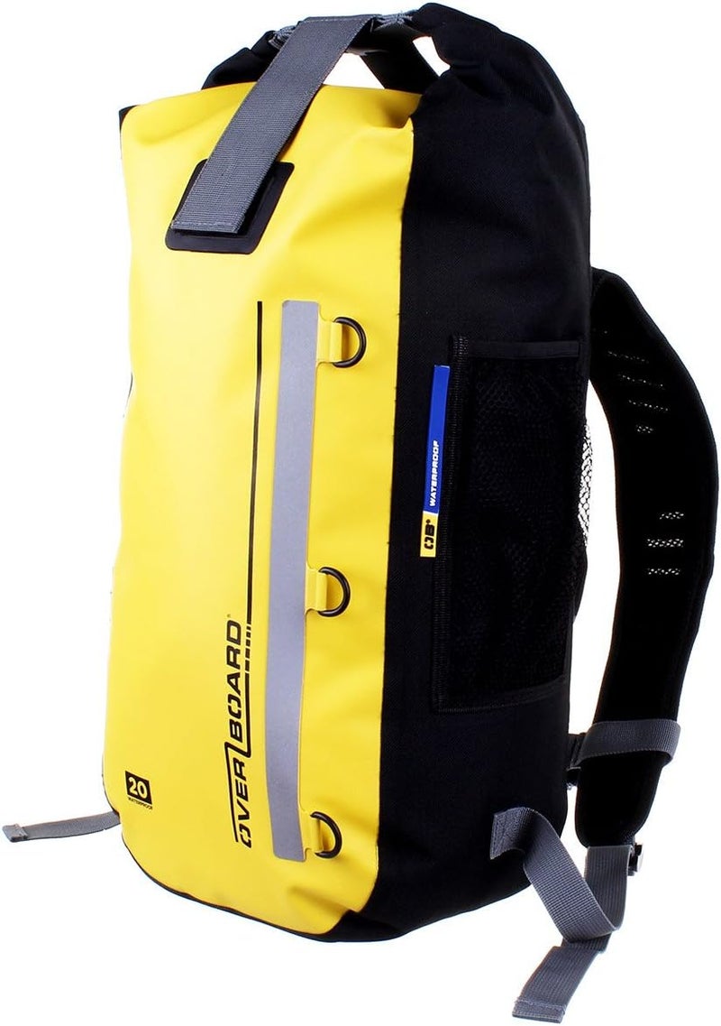 Overboard Classic 20L Waterproof Backpack - Yellow - Image 1