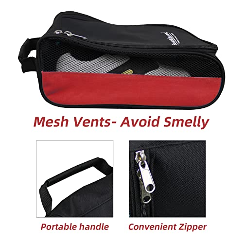 Scott Edward Portable Golf Shoe Bag Outdoor Travel Zippered Waterproof&Breathable Carrier Bags for Men and Women - Image 3