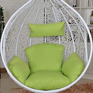 PRIME PIGEON 1 Seater Hammock Swing for Balcony Hanging Chair Without Stand Indoor Outdoor Jhula Heavy Strong 150 kg Capacity 1 Person Included CushionWhiteGreen - pzsku/ZF92D931E1F2CD96C7477Z/45/1745821623/a8035597-30e9-42f5-81c4-a4c9f5d9f3da