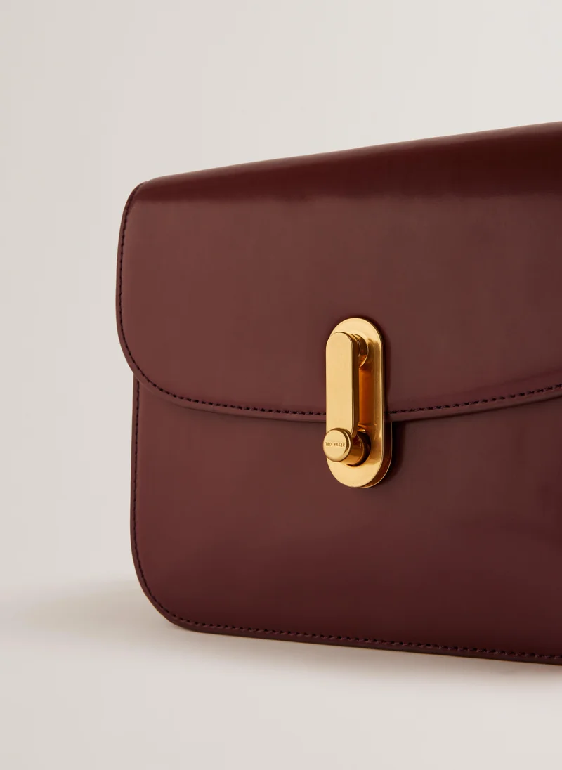 Ted Baker Kkayli Polished Leather Satchel