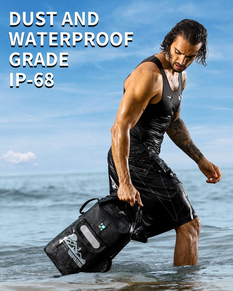 IDRYBAG Dry Bag Backpack Waterproof Floating 20L/30L/40L, Dry Bags Waterproof Backpack for Men, Dry Sack Waterproof Bag Kayak - Image 3