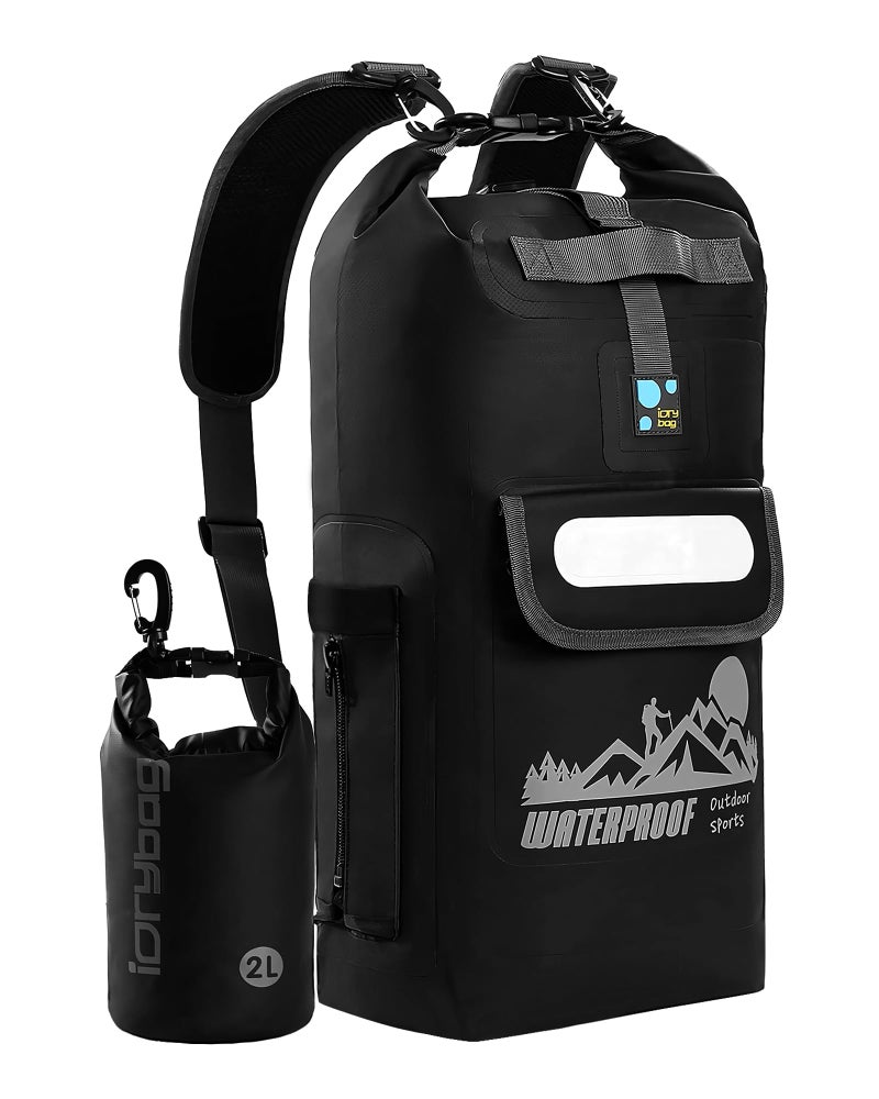 IDRYBAG Dry Bag Backpack Waterproof Floating 20L/30L/40L, Dry Bags Waterproof Backpack for Men, Dry Sack Waterproof Bag Kayak - Image 1