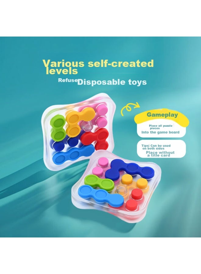 Smart Games Mini Double-sided Puzzle, Educational Toy For Children, Portable Jigsaw Board Game, New Year Gift For Elementary School Students, Ages 6+ - Image 2
