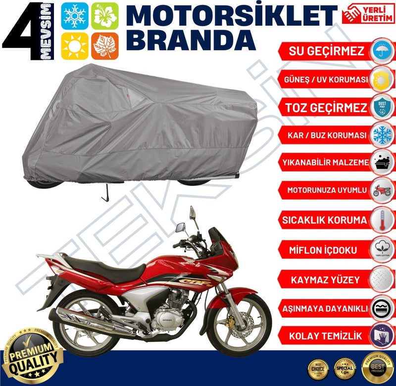 Teksin Honda Cbf 150 Backpack Compatible Motorcycle Tarpaulin Motor Tarpaulin (A+ Quality)  - Image 3