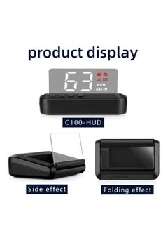 GULFLINK GULFLINK Head Up Display Vehicle Speed Meter C100  - Image 2