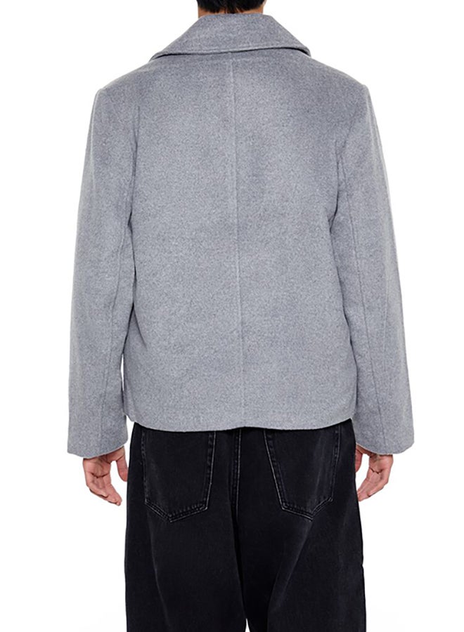 FOREVER 21 Notched Double-Breasted Coat  - Image 3