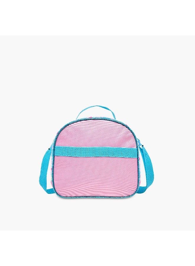sami_studio Lunch Bag-Enjoy The Journey - Juices-Collection-1 Cmprt With Zip- (Polyester ) Multicolor \ 22.5X9.5X21 - Image 3