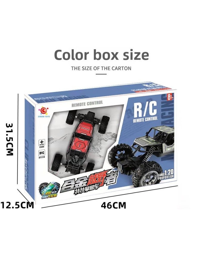 Large Gift Box Remote Control Car Suit Four-way Two-way Excavator Drift Car Rc Sports Car Stall Hot Sale Educational Institution-Color:Four-way Charging Cloth Sports Car [red]]  - Image 5